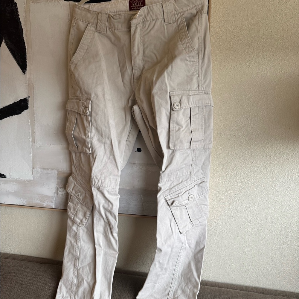 Match Men's Light Tan Cargo Pants